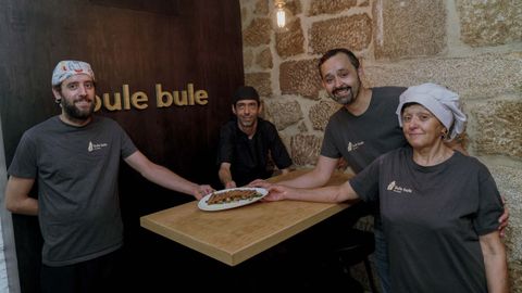 El equipo del Bule Bule, de Allariz