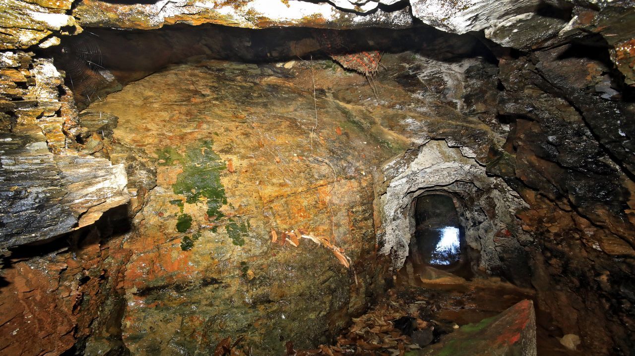 La mina tenía una galería principal que bifurcaba en otras