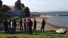 Aparece el cad�ver de un marinero jubilado en la playa de As Sinas