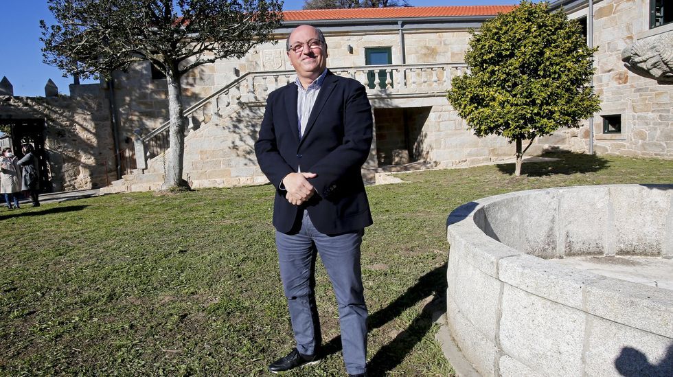 Los reyes inauguran Fitur.Alfonso Martínez es el presidente del Consorcio de Empresarios Turísticos de Sanxenxo (CETS)