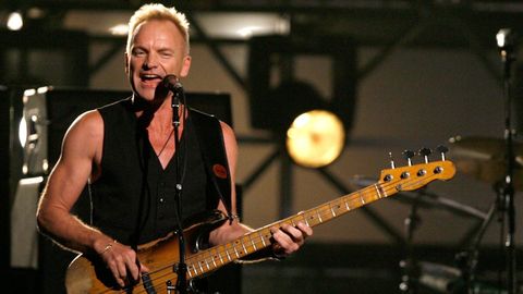 El cantante y bajista británico Sting