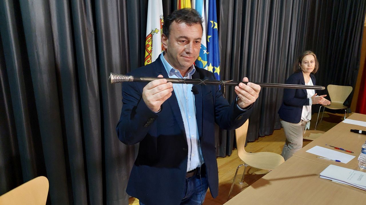 La investidura de Chus López en imágenes.Eloy Pérez, alcalde de Monterroso