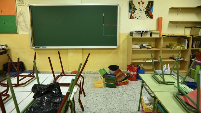 Aula de un colegio