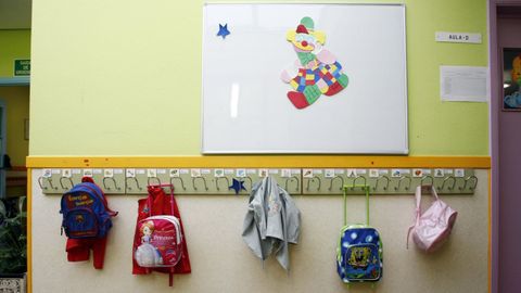 En las aulas de infantil se nota cada vez más el descenso de la natalidad