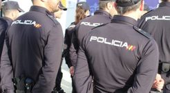 Imagen de archivo de agentes de la Polica Nacional
