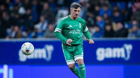 Juan Carlos L�pez P�rez, ?Herrera?, en el partido de leyendas del pasado mes de diciembre