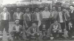 La Sociedad de Cultura Fsica del Lemos Club, en 1924, ao de fundacin del equipo