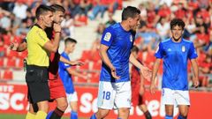 Christian Fernandez Sangalli�Miguel �ngel Ortiz Arias Mirandes Real Oviedo Anduva