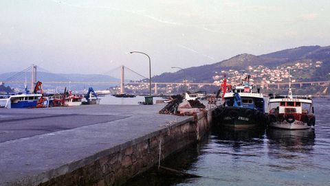 Imagen de archivo del puerto de Domaio, donde tuvo lugar el accidente