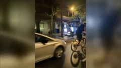 Un coche arrolla en Madrid a varios ciclistas en una marcha de apoyo a Palestina