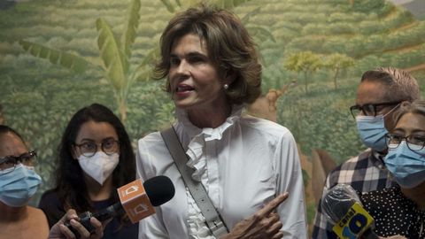 Cristiana Chamorro es hija de la exmandataria nicaragüense Violeta Barrios de Chamorro