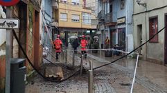 Las fotos del derrumbe en el centro de Monforte