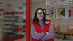 Sarai Molina es responsable del área de Salud y Socorros de Cruz Roja en Ourense