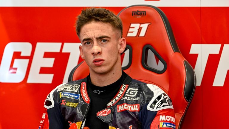 Pedro Acosta, piloto del equipo KTM de MotoGP