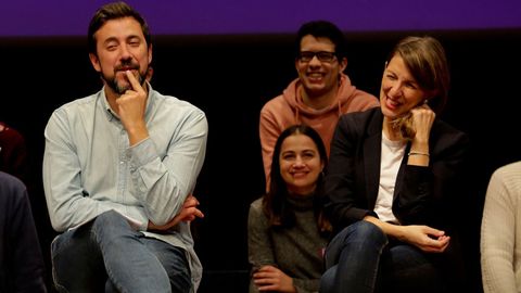 Antón Gómez-Reino y Yolanda Díaz