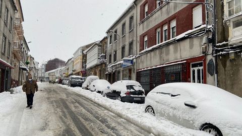 Gran nevada en A Fonsagrada