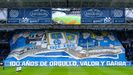 Tifo de Symmachiarii para el centenario del Real Oviedo