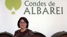 Dolores Calvo, presidenta de Condes de Albarei