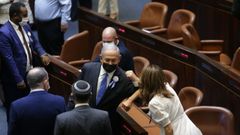Netanyahu, durante la inauguracin del Parlamento salido de las elecciones del 23 de marzo