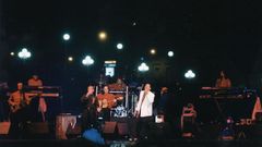 Los Diablos, en una actuacin de 1996.