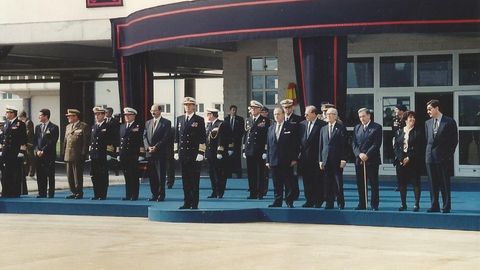 El rey Juan Carlos presidi la inauguracin de la escuela el 17 de octubre de 1994
