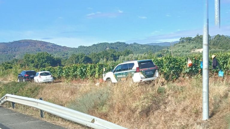 Inspectores de Trabajo se plantan en O Ribeiro con la Guardia Civil y drones a la caza de operarios sin contrato