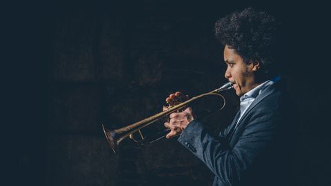 O trompetista cubano Carlos Sarduy