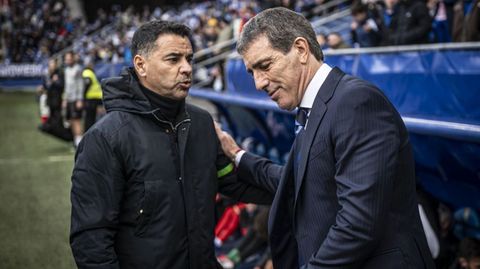 Guillermo Almada y Michel, antes del Real Oviedo-Girona