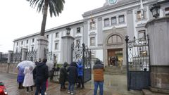 Exterior de la Audiencia Provincial de A Coruña, donde apeló la acusada por maltrato familiar.