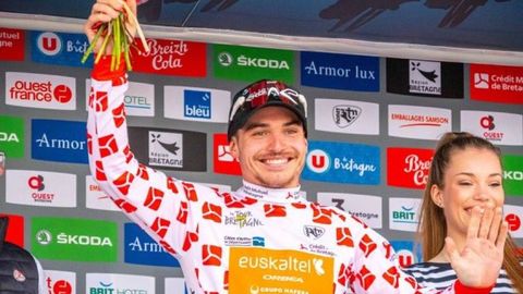 Carlos Canal ganó la clasificación de montaña en el Tour de Bretaña, que finalizó este domingo.