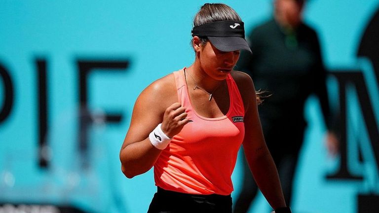 Jéssica Bouzas se despide de Indian Wells tras caer en segunda ronda ante la checa Noskova