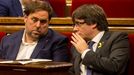 Junqueras y Puigdemont mantienen un enfrentamiento personal desde que compartan escao