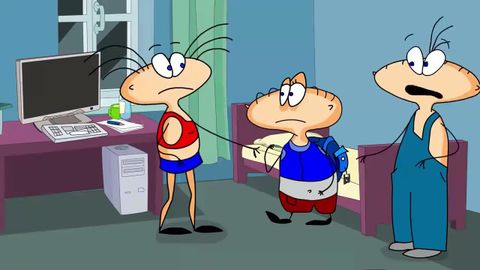 Una imagen de la serie de animación que tiene a Masyanya como protagonista
