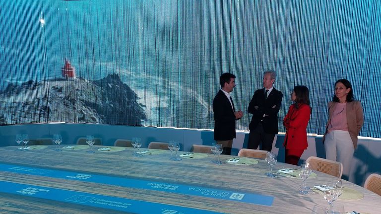 Alfonso Rueda enfatiza la potente presencia de Galicia en el Salón Gourmets y destaca que <span lang=