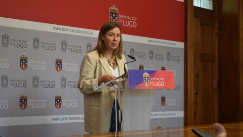 A deputada Pilar García Porto