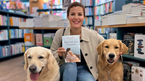Alba Ciordia es la autora del libro inspirador �Algo m�s que compa��a: Hay amores incondicionales que nos salvan la vida�