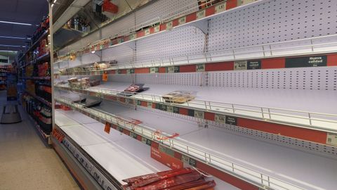 Zona de carne del supermercado Día en Ourense