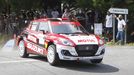 El piloto Javier Prado, con Suzuki Swift Rally, en el Rali de Ferrol 2021