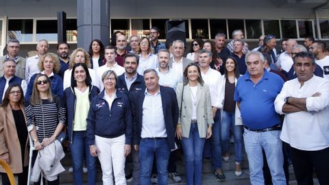 Concentración de apoyo a la flota ante el veto a 87 zonas de pesca de fondo EN RIBEIRA