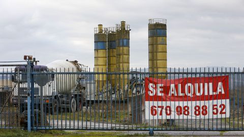 La antigua planta de hormigón de La Estrella está ahora en alquiler