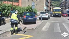 Accidente en Cangas del Narcea