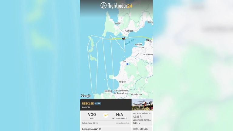 Suman drones a la búsqueda de un vigués de 75 años desaparecido en Barra