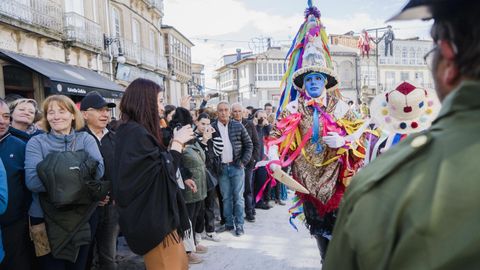 Domingo de entroido en Viana do Bolo.Jornada grande para folins y boteiros.