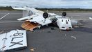 El accidente aéreo de una avioneta en Rozas, en imágenes