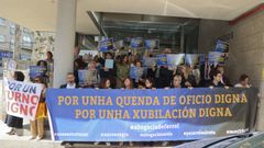 Protesta de los abogados de Ferrol