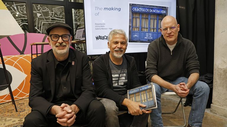 El mapa gallego de los letreros comerciales que explican ciudades