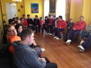 Los alumnos del Nuestra Se�ora de Lourdes