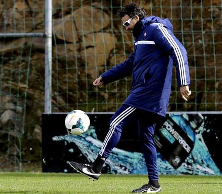 Luis Enrique sacó ayer los tres precedentes en su comparecencia previa.
