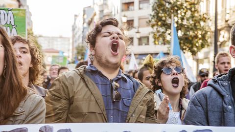 La manifestacin por la oficialidad