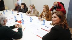 Pilar Cancela preside la reunin de la gestora del PSdeG-PSOE